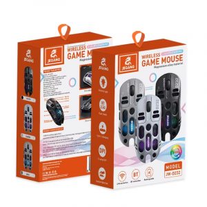Jeqang JW-D232 RGB Wireless Game Mouse 2,4G Bluetooth